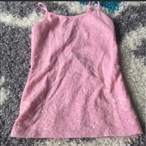 girls sparkle camisole